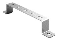 Скоба для настенного крепления 500, толщ. 2,0 мм, Сендзимир цинк | СН-500-2,0-СЦ | Ostec