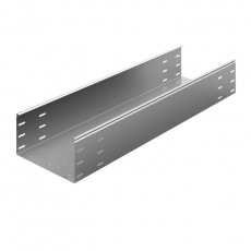 Лоток неперфорированный 300х150х3000, толщ. 1,5 мм, гор. цинк | УЛН-300х150х3000-1,5-ГЦ | Ostec