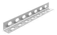 Профиль перфорированный L-образный 30х30х3000, толщ. 2,0 мм, Сендзимир цинк | ПП-L-30х30х3000-2,0-СЦ | Ostec