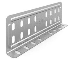 Соединитель лотковый универсальный для лотка высотой 80, 100 мм, толщ. 1,2 мм, Сендзимир цинк | СЛУ-80-100-1,2-СЦ | Ostec