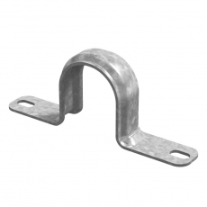 Скоба кабельная двухлапковая 21-22, толщ. 1,0 мм, гальван. цинк | СКД-21-22-1,0-ЭЦ | Ostec