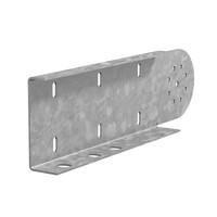 Вертикальный шарнирный соединитель для лестничного лотка ЛКР высотой 110 мм, толщ. 2,5 мм, Сендзимир цинк | ВШСЛКР-110-2,5-СЦ | Ostec