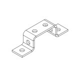 Прямоугольная скоба для сдвоенного СТРАТ профиля 41х41 (неоцинк.) | СКПч4141-2 | Ostec