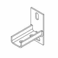 Опора соединительная горизонтальная 21 (неоцинк.) | ОСГч21 | Ostec