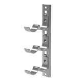 Кронштейн рожковый прямолинейный Р2В7, 7 рожков (горячий цинк) | Р2В7гц | Ostec