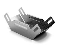 Угловой соединитель внутренний к лотку 200х50, толщ. 1,0 мм, гор. цинк | УСВН90-200х50-1,0-ГЦ | Ostec