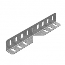 Соединитель универсальный изменяемый для лотка высотой 50 мм, толщ. 1,0 мм, гор. цинк | СЛУИ-50-1,0-ГЦ | Ostec