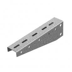 Консоль подвеса для средних нагрузок для профиля 30х50, база 150, толщ. 1,5 мм, Сендзимир цинк | КПН3-150-1,5-СЦ | OSTEC