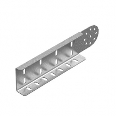 Соединитель шарнирный к лоткам ПЛК высотой 85 мм, толщ. 1,5 мм, Сендзимир цинк | СШП-85-1,5-СЦ | Ostec