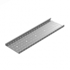 Лоток перфорированный промышленный 300х35х3000 (2,0 мм) | ПЛК(П)-300х35 (2 мм) | Ostec
