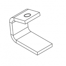 Балочный зажим с резьбой 47 (горячий цинк) | БЗгц47 | Ostec