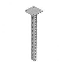 Стойка потолочная сварная для средних нагрузок 30х50х900 мм, толщ. 2,5 мм, гор. цинк | СПС3-900-2,5-ГЦ | Ostec