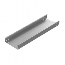 Лоток неперфорированный промышленный 300х85х3000 (2,0 мм) (горячий цинк) | ПЛК(Н)гц-300х85 (2 мм) | Ostec