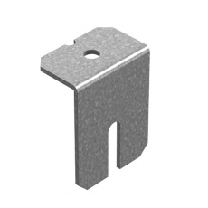 Держатель крышки для лотков высотой 35, 60, 85, 110 мм, толщ. 2,0 мм, гор. цинк | ДК-35-60-85-110-2,0-ГЦ | Ostec