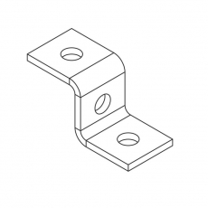 Пластина Z-образная 3 отверстия (гальваника) | ПЛ-Zэг3 | Ostec