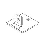 Плита к полу с одиночным креплением 304 | ППОК 304 | Ostec