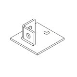 Плита к полу с двойным креплением 305 | ППДК 305 | Ostec