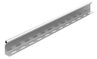 Перегородка в лестничный лоток 80х3000, толщ. 0,7 мм, Сендзимир цинк | ПЛПТЛ-80х3000-0,7-СЦ | Ostec