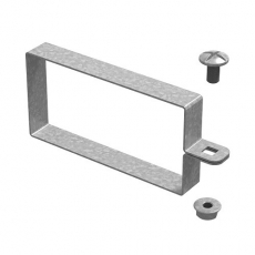 Хомут крышки лестничного лотка ЛКР 300х200, толщ. 1,0 мм, гор. цинк | ХКЛКР-300х200-1,0-ГЦ | Ostec