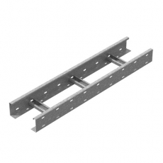 Лоток лестничный кабельрост 300х85х9000, толщ. 2,5 мм, гор. цинк | ЛКР-300х85х9000-2,5-ГЦ | Ostec
