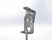 Комплект соединителей шарнирных для шпилек 10 шт., толщ. 4,0 мм, Сендзимир цинк | СШШ-10-4,0-СЦ | OSTEC