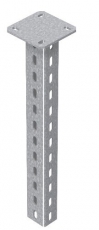Стойка потолочная сварная для высоких нагрузок 50х70х300 мм, толщ. 4,0 мм, гальван. цинк | СПС7-300-4,0-ЭЦ | Ostec