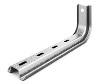 Подвес настенный унитарный 400 мм, толщ. 2,0 мм, гор. цинк | ПНУ-400-2,0-ГЦ | OSTEC