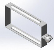 Хомут крышки лотка универсальный 500х150 | ХКУ-500х150 | OSTEC