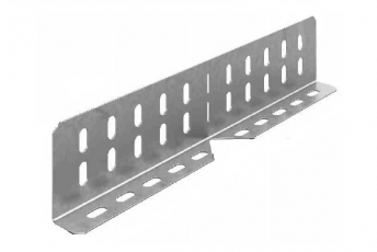 Соединитель универсальный изменяемый для лотка УЛ высотой 80 мм, толщ. 1,2 мм, Сендзимир цинк | СЛУИ-80-1,2-СЦ | Ostec