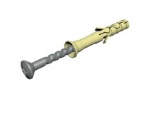 Дюбель-гвоздь 8х60, гальван. цинк | ДГ-8х60-ЭЦ | OSTEC