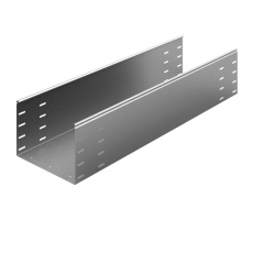 Лоток неперфорированный 500х200х3000, толщ. 1,0 мм, Сендзимир цинк | УЛН-500х200х3000-1,0-СЦ | Ostec