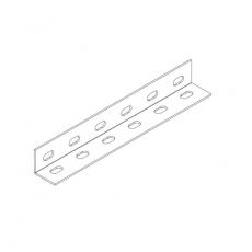 Профиль монтажный L-образный 40х50х3000 (2 мм) (горячий цинк) | СПгц405020L2-3 | Ostec