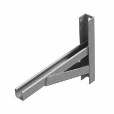 Консоль подвеса для сверхвысоких нагрузок, база 300, толщ. 2,5 мм, гор. цинк | КПН10-300-2,5-ГЦ | OSTEC