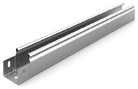 Лоток неперфорированный 50х50х3000, толщ. 0,7 мм, Сендзимир цинк | ЛНМЗТ-50х50х3000-0,7-СЦ | Ostec