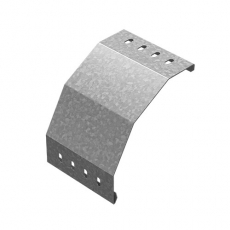 Спуск кабельный для лотков НЛО 200 мм, толщ. 1,5 мм, Сендзимир цинк | СКНЛО-200-1,5-СЦ | Ostec