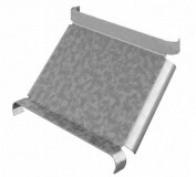 Крышка к угловому соединителю внутреннему к лотку УЛ 150, толщ. 1,0 мм, Сендзимир цинк | КУСВНР90-150-1,0-СЦ | Ostec