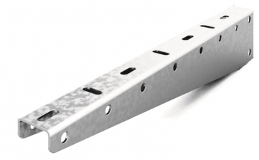 Консоль подвеса для легких нагрузок для профиля 35х35, база 200, толщ. 1,5 мм, Сендзимир цинк | КПН1-200-1,5-СЦ | OSTEC