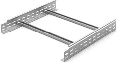 Лоток лестничный 600х80х3000х1,5мм, замковый, горячеоцинкованный | НЛОгц 600х80 | OSTEC