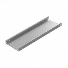 Лоток неперфорированный промышленный 300х60х3000 (2,0 мм) (горячий цинк) | ПЛК(Н)гц-300х60 (2 мм) | Ostec