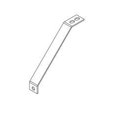 Укосина для консольных кронштейнов СТРАТ 300 мм (неоцинк.) | УККч-300 | Ostec