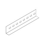 Профиль монтажный L-образный 60х30х3000 (2 мм) (неоцинк.) | СПч603020L2-3 | Ostec