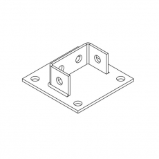 Плита двухканальная к полу 310 | ПДП 310 | Ostec