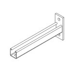 Кронштейн консольный СТРАТ 414125-100 (неоцинк.) | ККСч414125-100 | Ostec