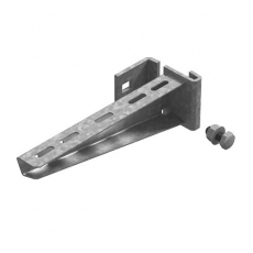 Консоль сборная для средних нагрузок для профиля СПТ8, база 300, толщ. 2,0 мм, гор. цинк | КПС83-300-2,0-ГЦ | OSTEC