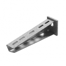 Консоль подвеса для средних нагрузок, на поверхность, база 400, толщ. 2,0 мм, гальван. цинк | КПН5-400-2,0-ЭЦ | OSTEC