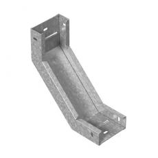 Угловой соединитель внутренний к лотку ПЛК 150х85, толщ. 1,5 мм, гор. цинк | УСВНП90-150х85-1,5-ГЦ | Ostec
