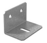 Усиленная скоба крепления лотка, толщ. 3,0 мм, Сендзимир цинк | УСКЛ-3,0-СЦ | Ostec