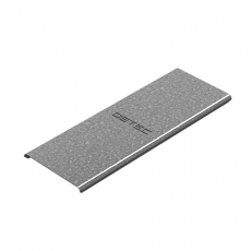 Крышка к ответвителю Т-образному вертикальному боковому к лотку 300, толщ. 1,0 мм, Сендзимир цинк | КОТВБ-300-1,0-СЦ | Ostec