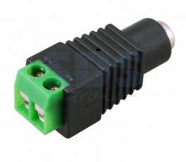 Разъем питания гнездо 2.1х5.5 мм с клеммной колодкой | 14-0315-4 | PROconnect