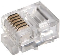 Разъем телефонный Rj-11 (6P6C), пакет, 5шт. | 05-1013-9 | PROconnect